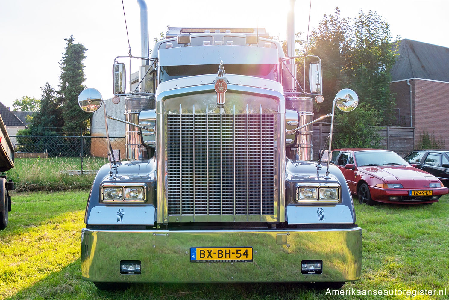 Vrachtwagens Kenworth W900L uit 1990